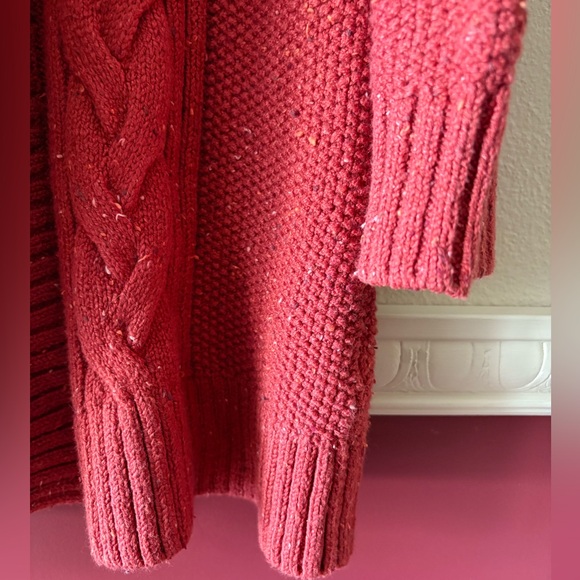LL Bean cable knit‎ cardigan - Picture 6 of 7